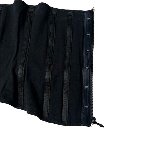 3XL‎ Colombian Waist Trainer Corset Full Zip Plus Size Sexy Romantic Goth Grunge - Picture 3 of 6